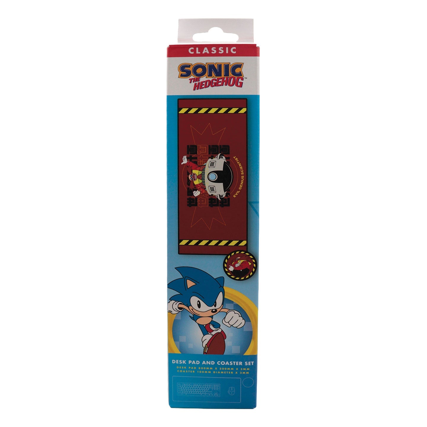 Sonic The Hedgehog - Dr. Eggman - Deskpad und Coaster Set