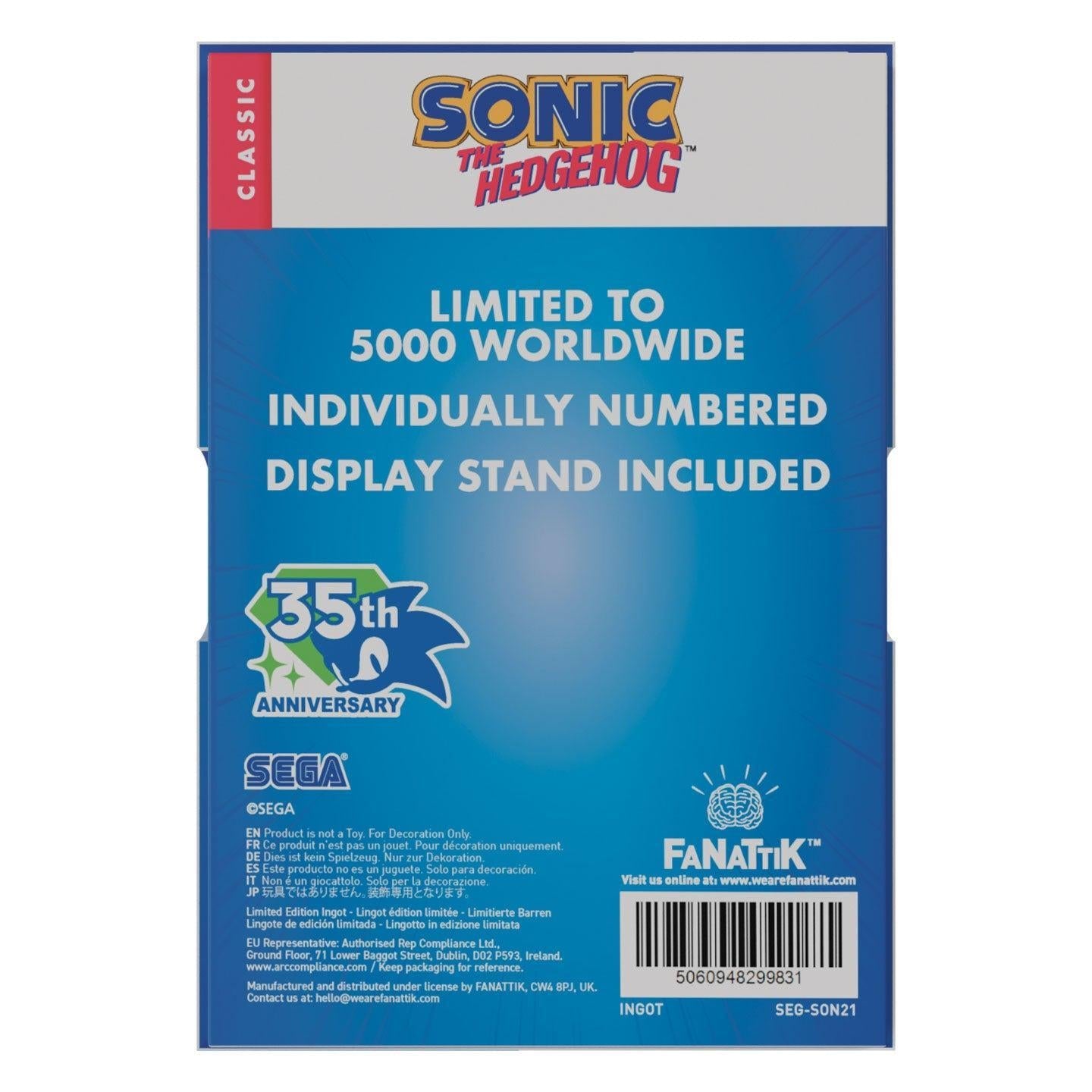 Sonic The Igel - Glasfenster-Stil - Ingot