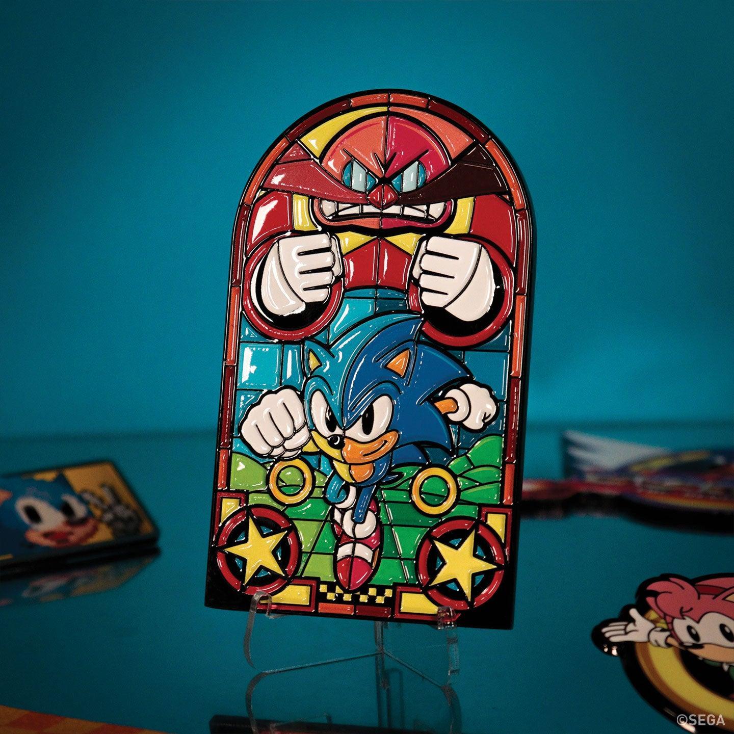 Sonic The Igel - Glasfenster-Stil - Ingot