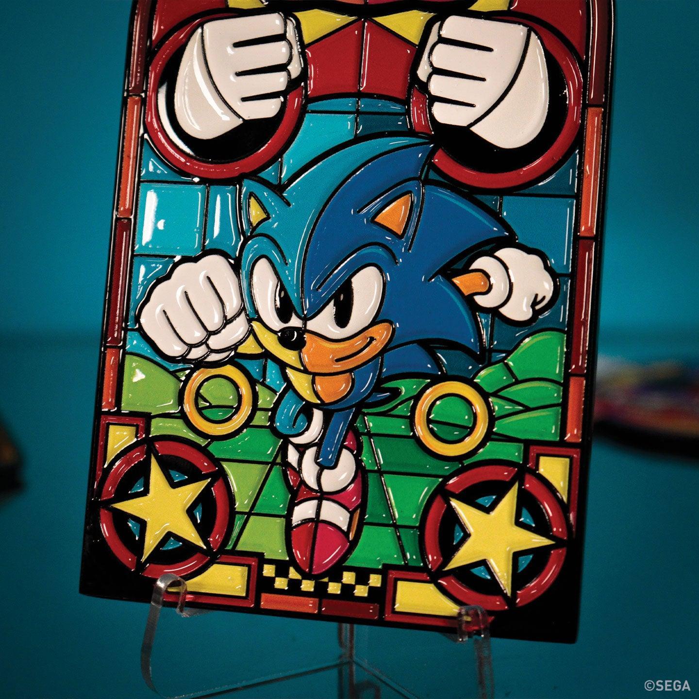 Sonic The Igel - Glasfenster-Stil - Ingot