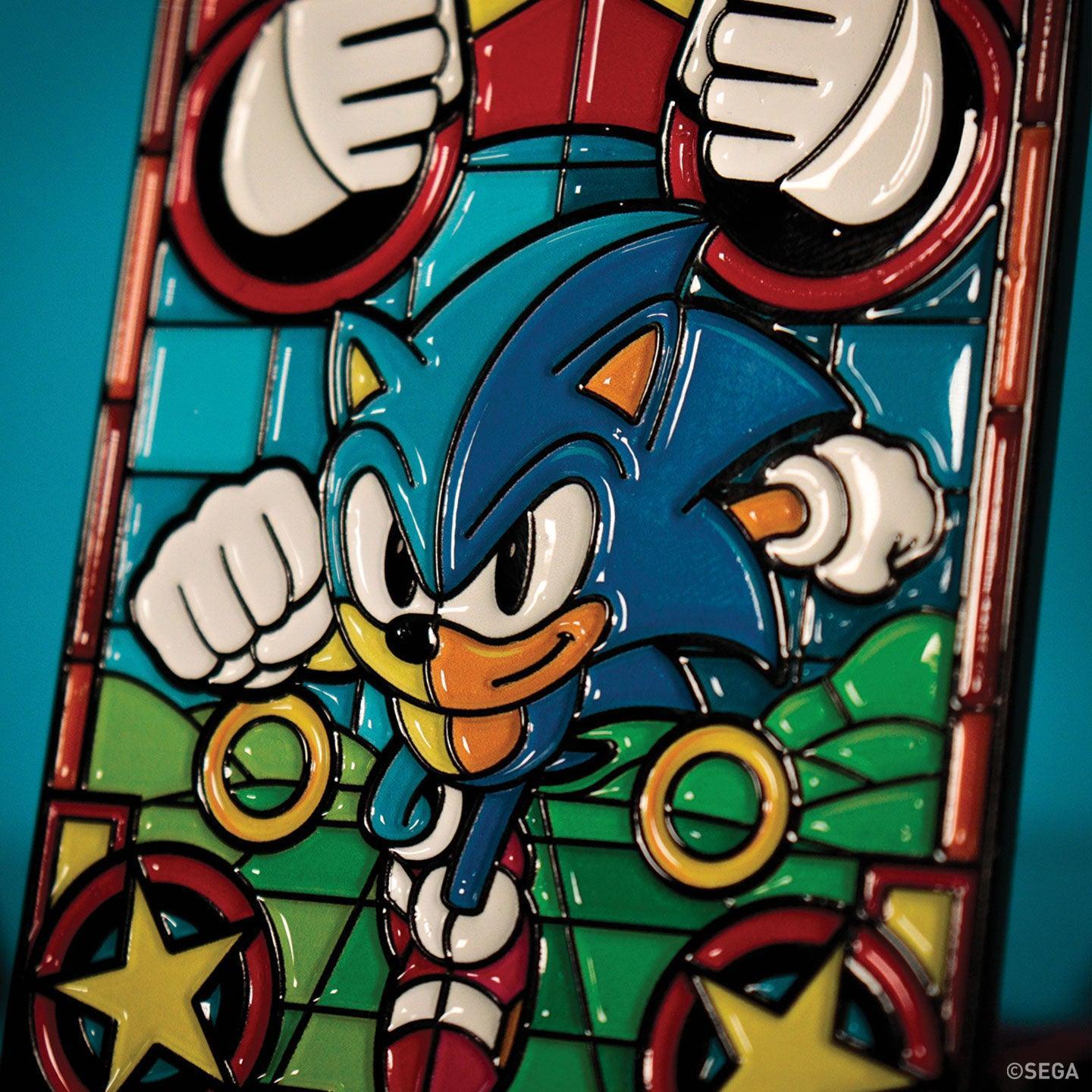 Sonic The Igel - Glasfenster-Stil - Ingot
