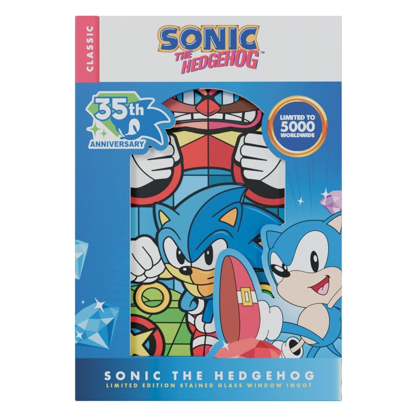 Sonic The Igel - Glasfenster-Stil - Ingot