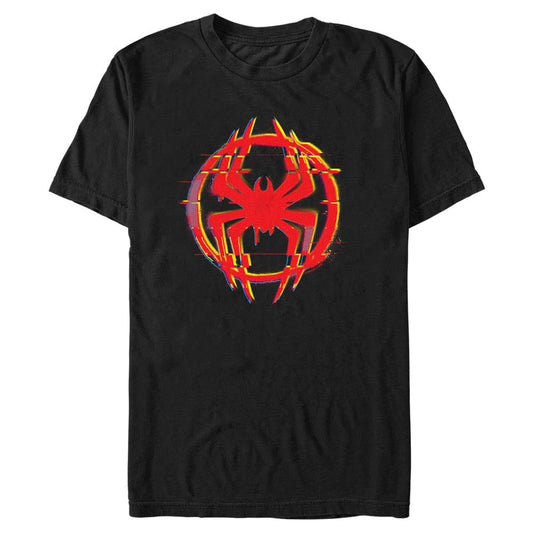 Spider-Man Across the Spider-Verse - Glitchy Spider Symbol - T-Shirt