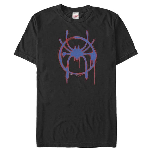 Spider-Man - Rot & Blau Miles Morales Spider-Man Emblem - T-Shirt