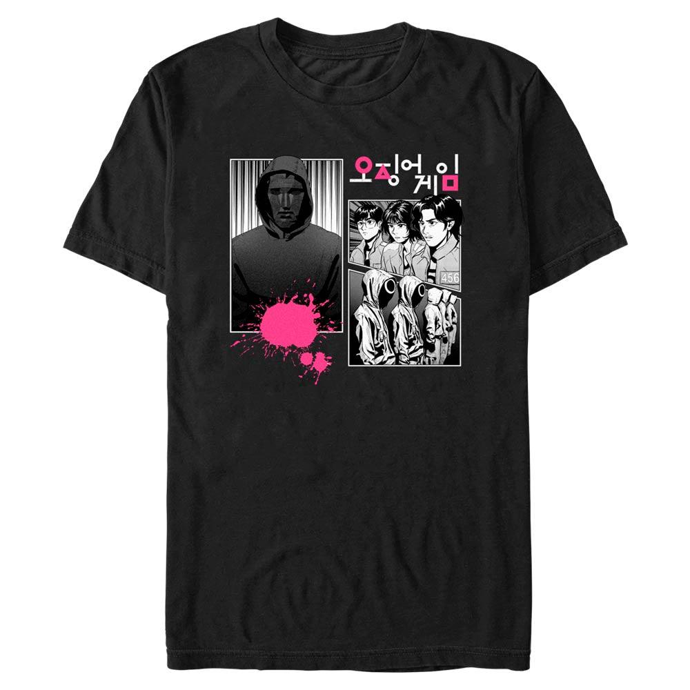 Tintenfisch-Spiel - Manga Panel - T-Shirt
