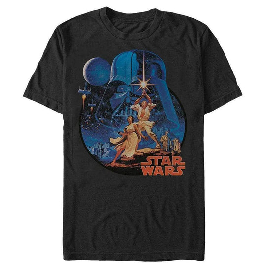 Star Wars - Retro Poster - T-Shirt