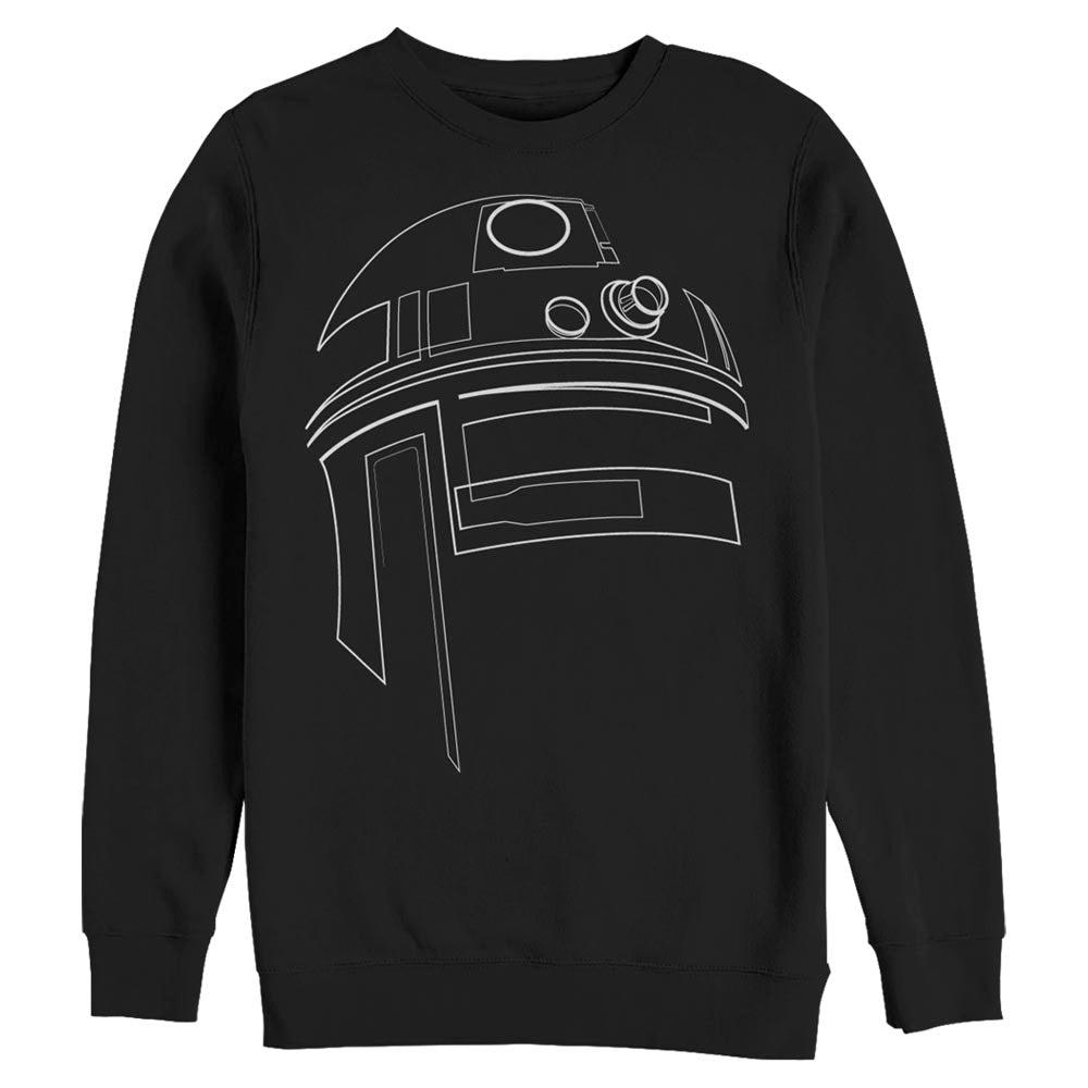 Star Wars - Einfaches R2D2 - Rundhalspullover Sweatshirt