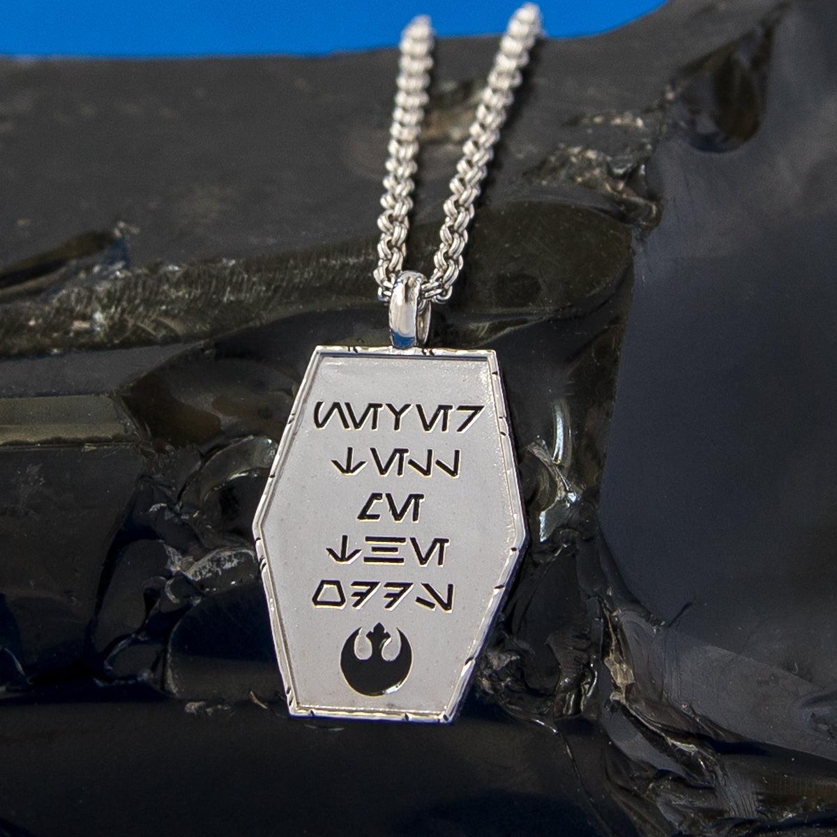 Star Wars X RockLove GALACTIC FORGE Never Tell Me Halskette