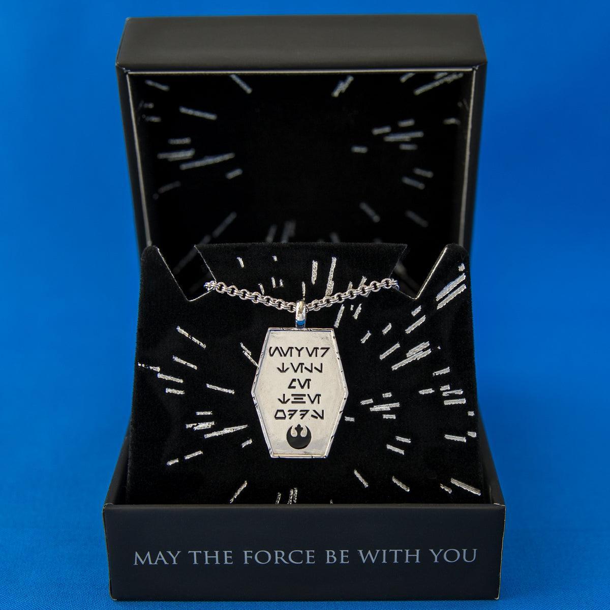 Star Wars X RockLove GALACTIC FORGE Never Tell Me Halskette