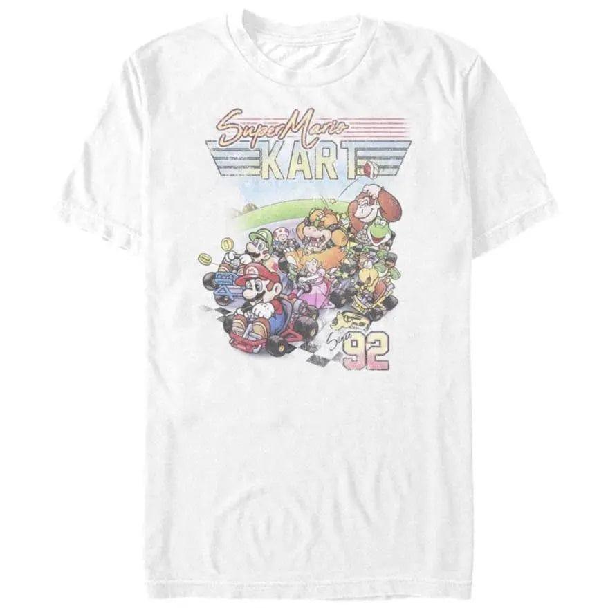 Super Mario Bros. - Kart Nineties Neon Distressed - T-Shirt