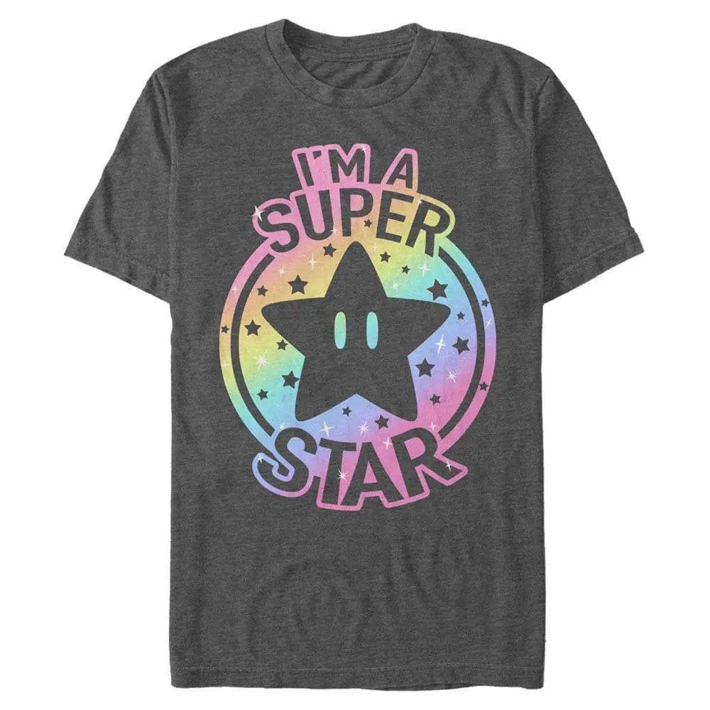 Super Mario Bros. - Mario Rainbow Super Star - T-Shirt
