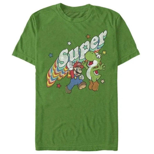 Super Mario Bros. - Mario und Yoshi - T-Shirt