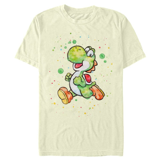 Super Mario Bros. - Watercolor Yoshi - T-Shirt