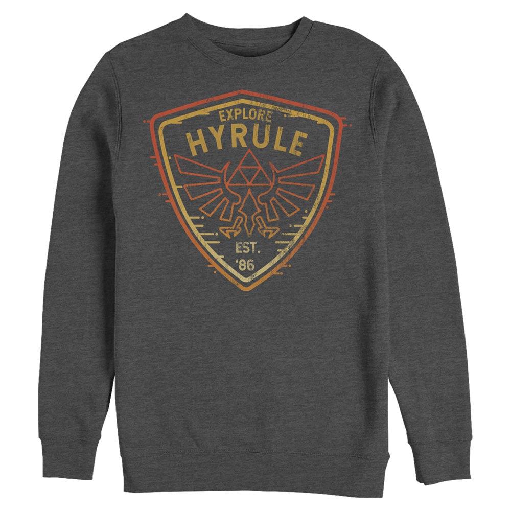 The Legend of Zelda – Erkunden Sie Camp Hyrule – Rundhalspullover Sweatshirt