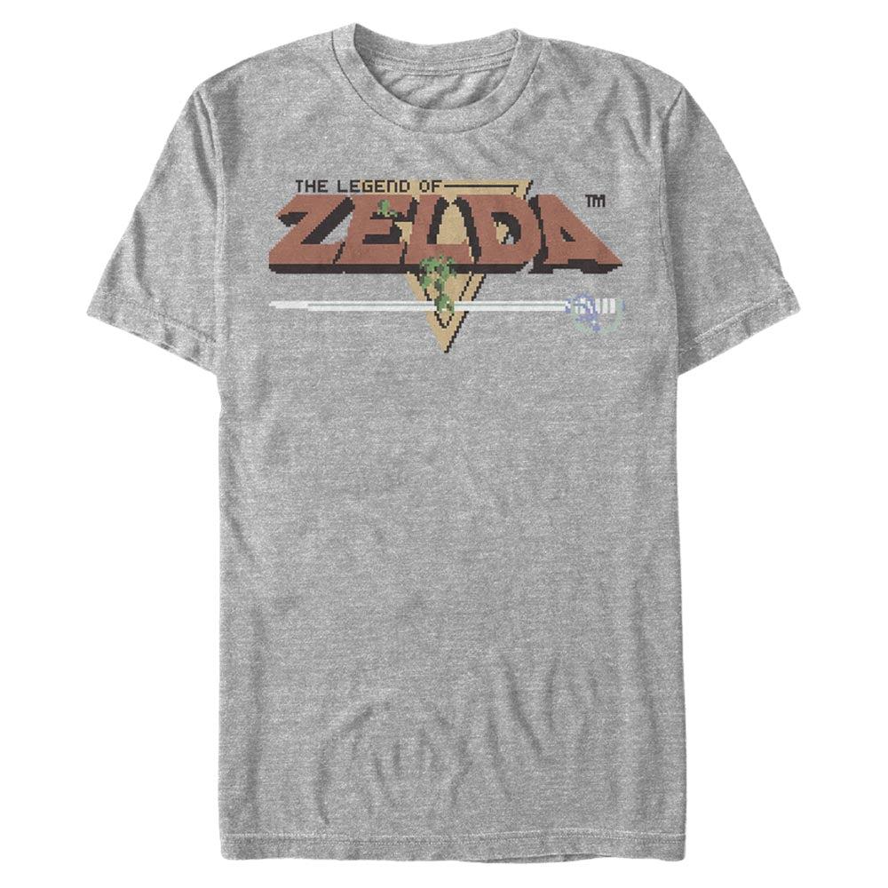 Die Legende von Zelda - Zelda Original Pixel Logo - T-Shirt