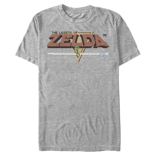 Die Legende von Zelda - Zelda Original Pixel Logo - T-Shirt