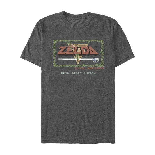 Die Legende von Zelda - Zelda Press Start - T-Shirt