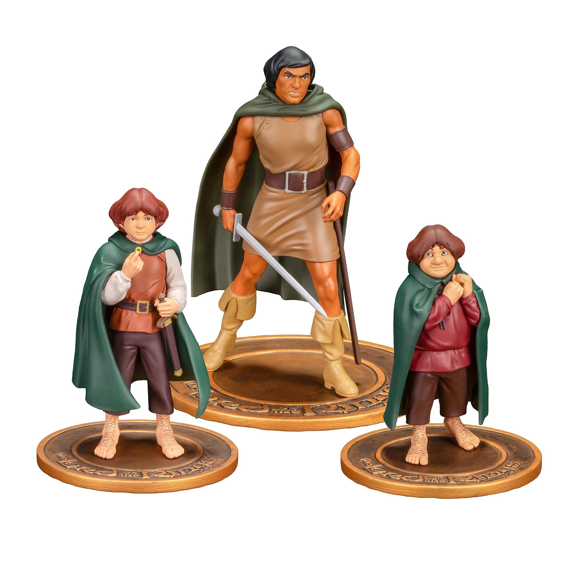 Der Herr der Ringe - Frodo Aragorn Samwise - Statue Set