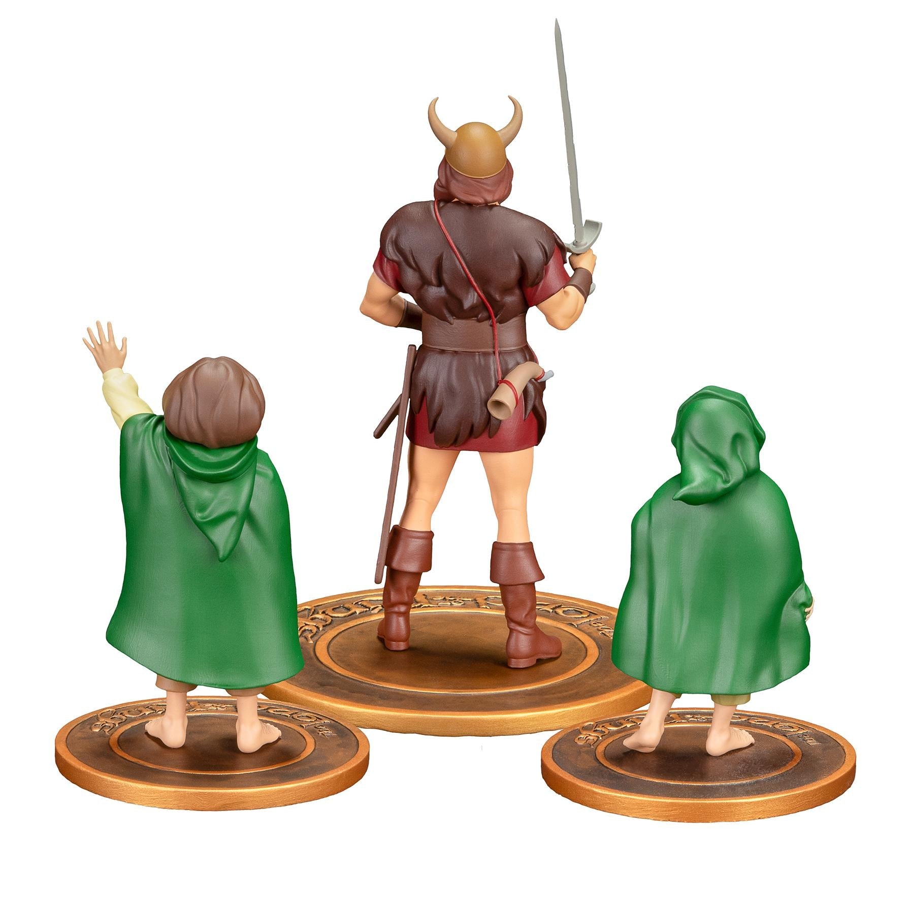 Der Herr der Ringe - Merry Pippin und Boromir PVC Figure - Statue Set