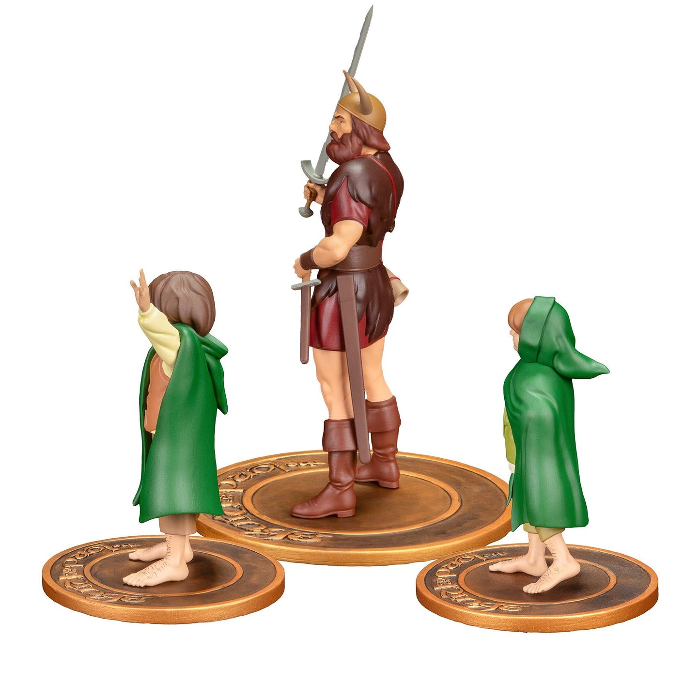 Der Herr der Ringe - Merry Pippin und Boromir PVC Figure - Statue Set