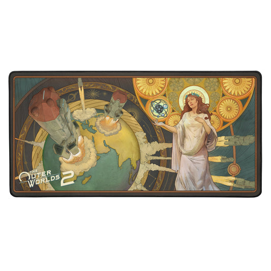 The Outer Worlds 2 - Die Matriarchin konzipiert Wandgemälde - Gaming Mouse Pad