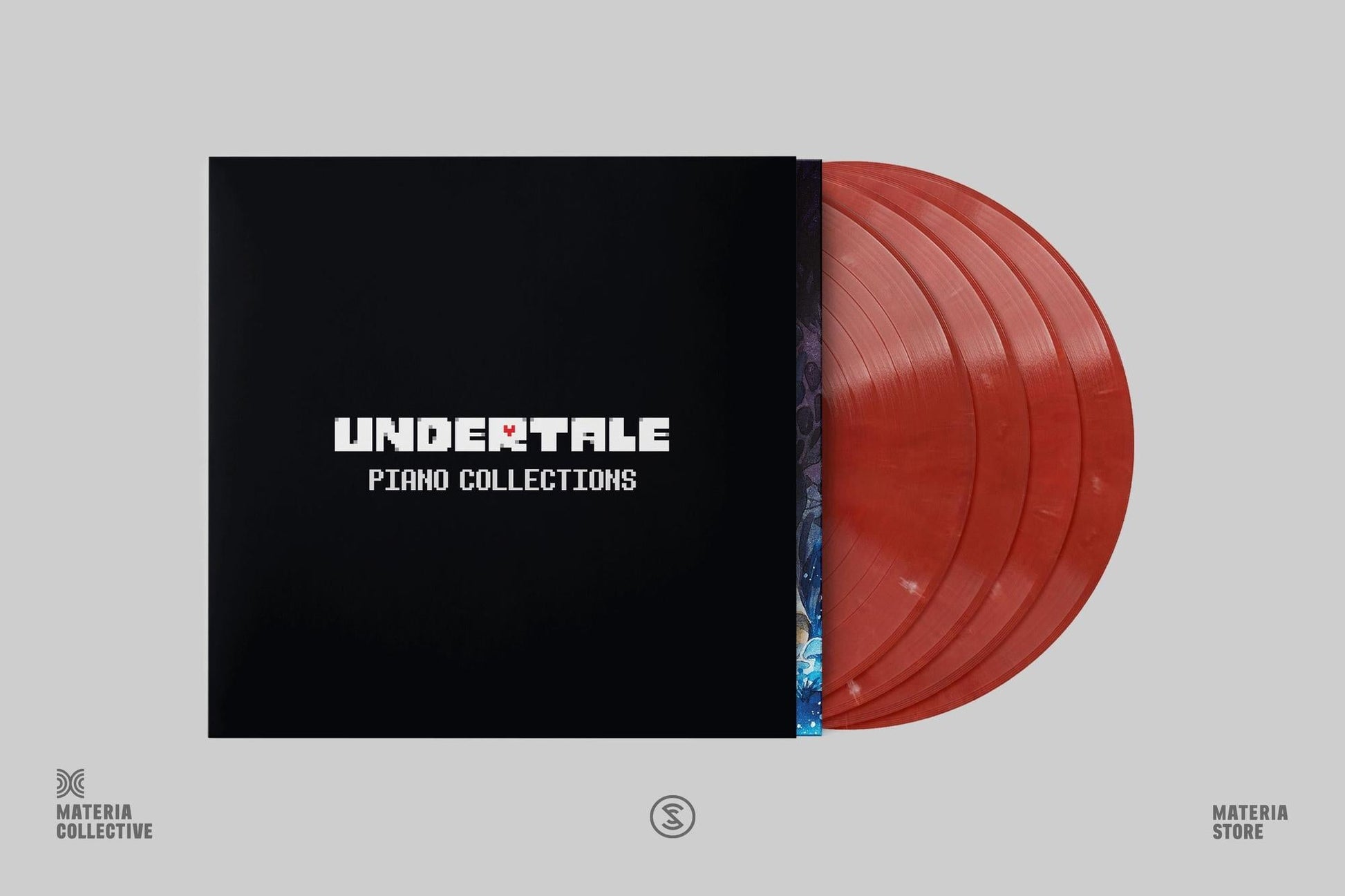 Undertale - Piano Collections Box Set - IGN Exclusive Heart Rot Variant - 4LP Vinyl