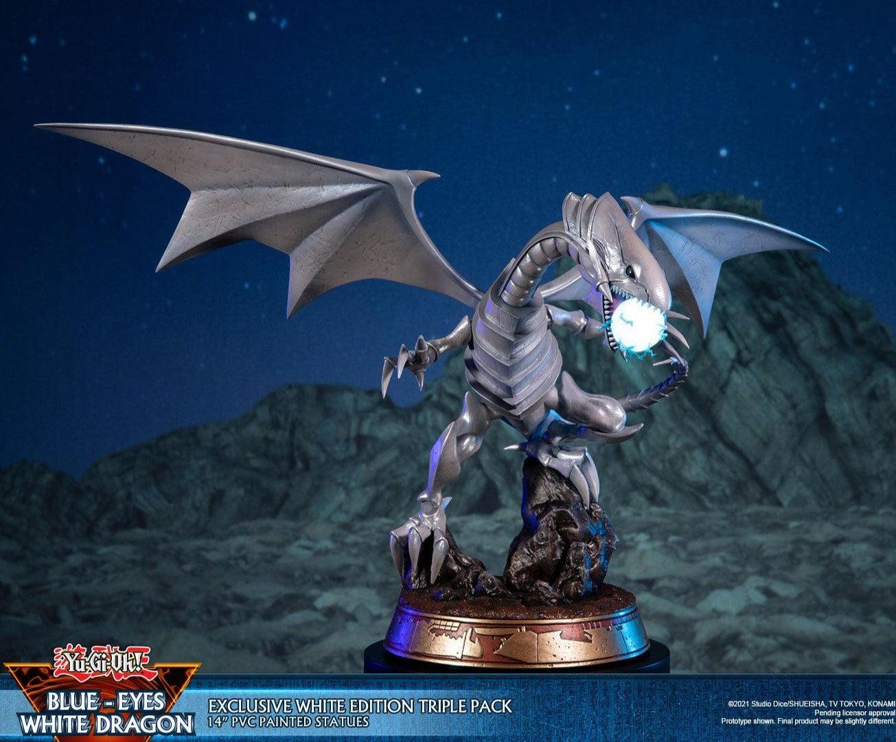 Yu-Gi-Oh! - Blaue Augen weißer Drachen Weiße Variante - Statue