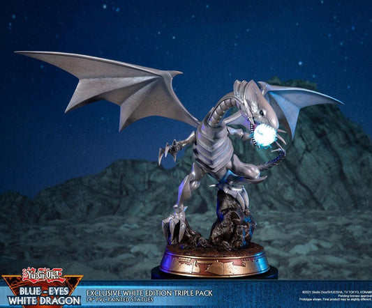 Yu-Gi-Oh! - Blaue Augen weißer Drachen Weiße Variante - Statue