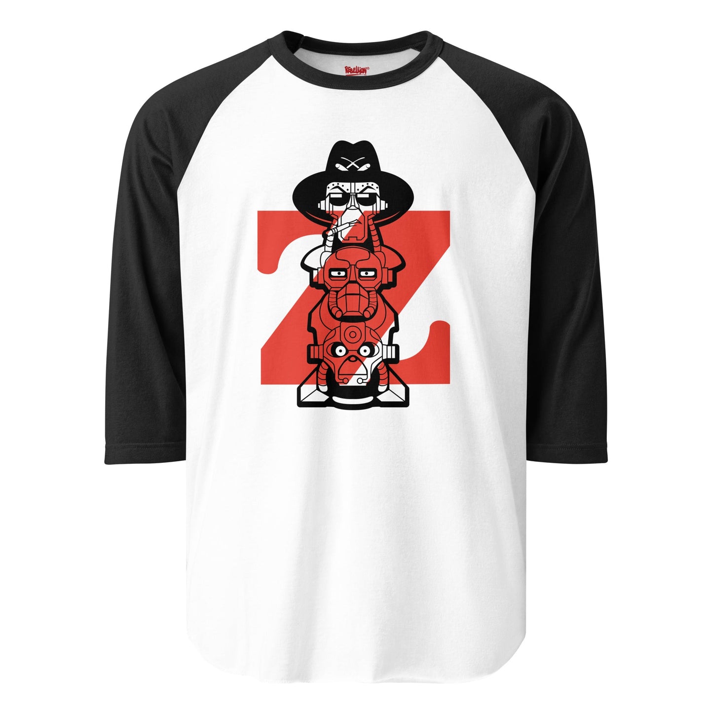 Z - Robots Raglan - T-Shirt